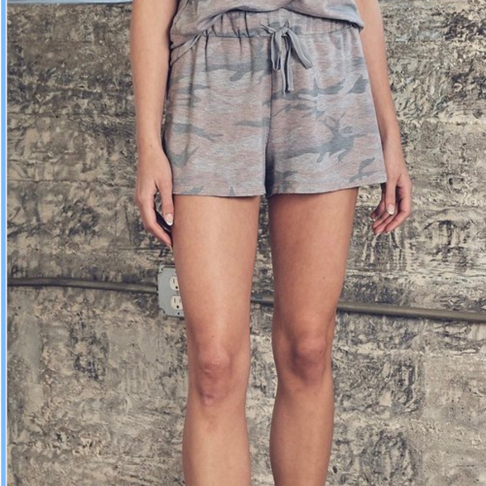 Mustard Seed Camo Lounge Shorts